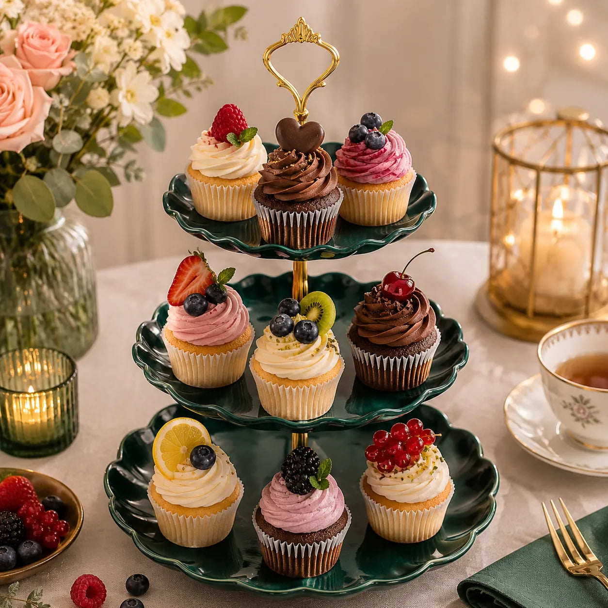 Support à cupcake En Plastique