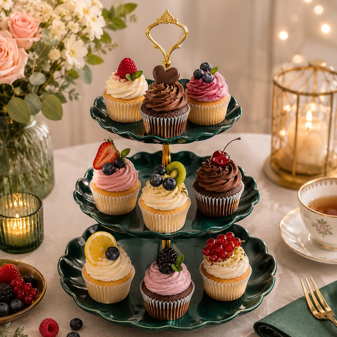 Support à cupcake En Plastique