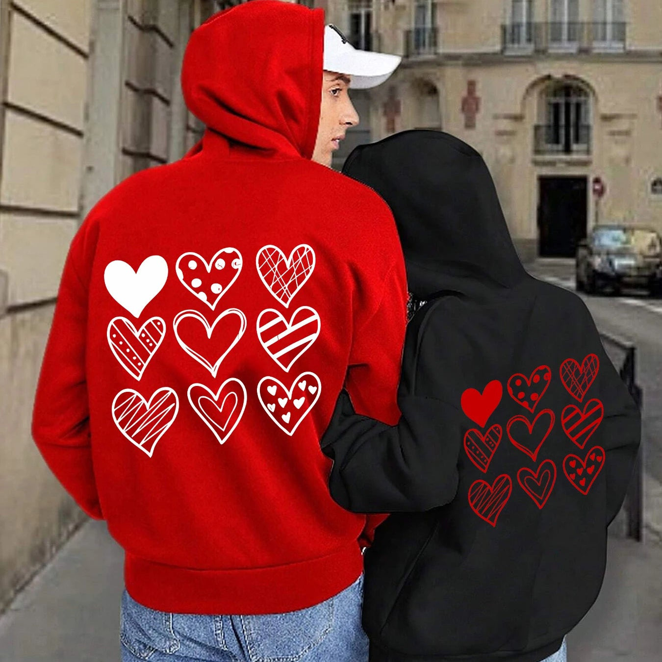 Sweat à Motif Cœur