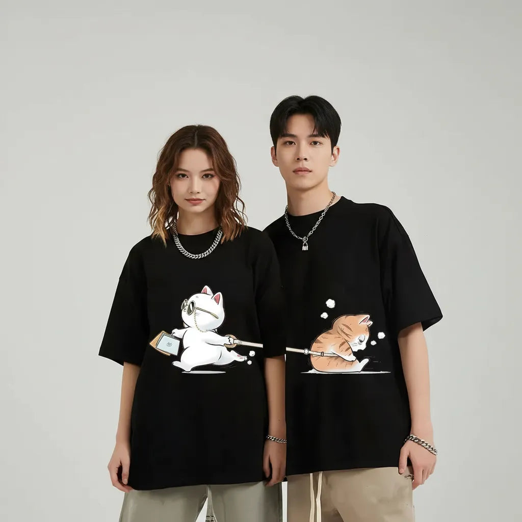 T-shirt Couple Kawaii