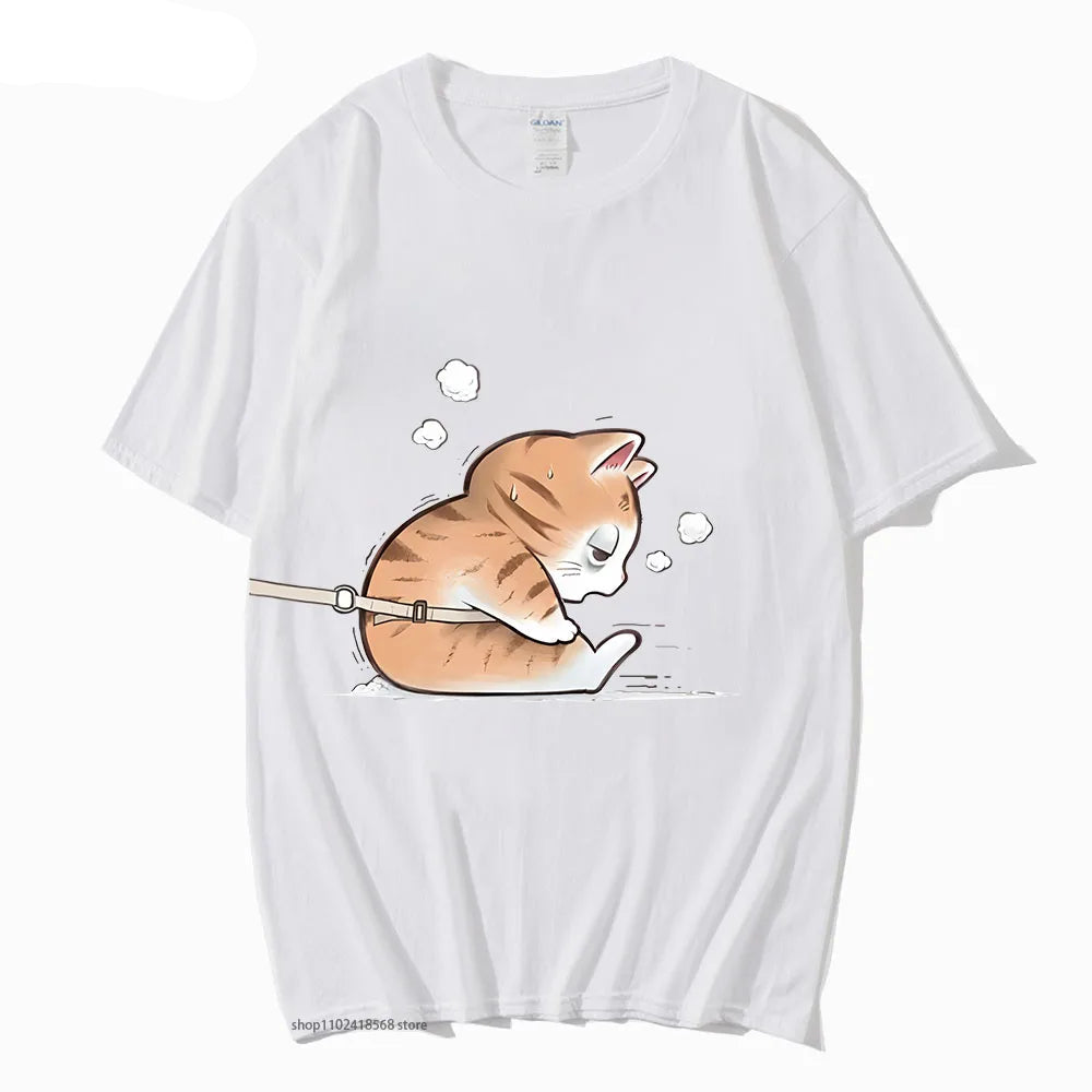 T-shirt Couple Kawaii Blanc Homme