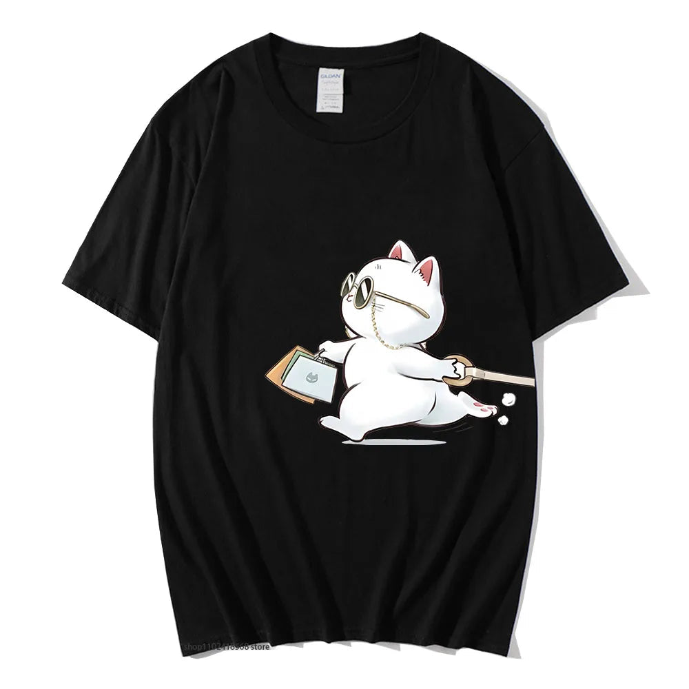 T-shirt Couple Kawaii Noir Femme