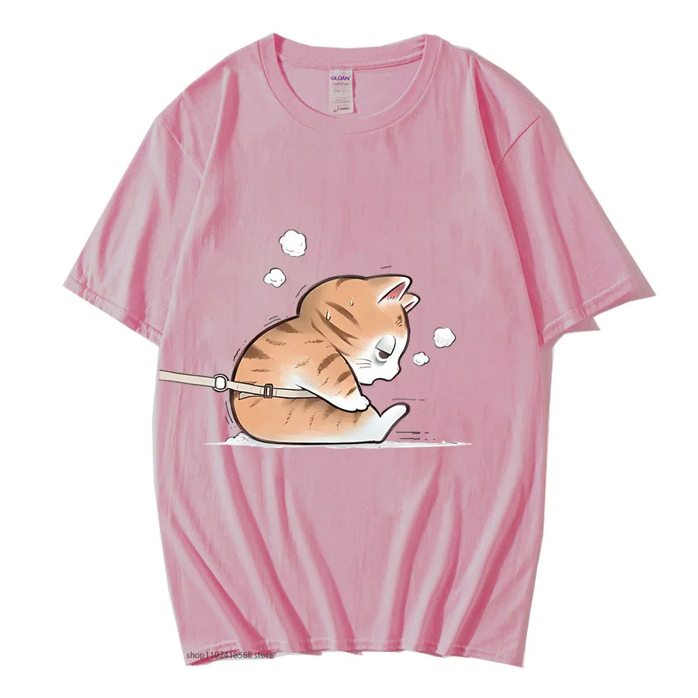 T-shirt Couple Kawaii Rose Homme