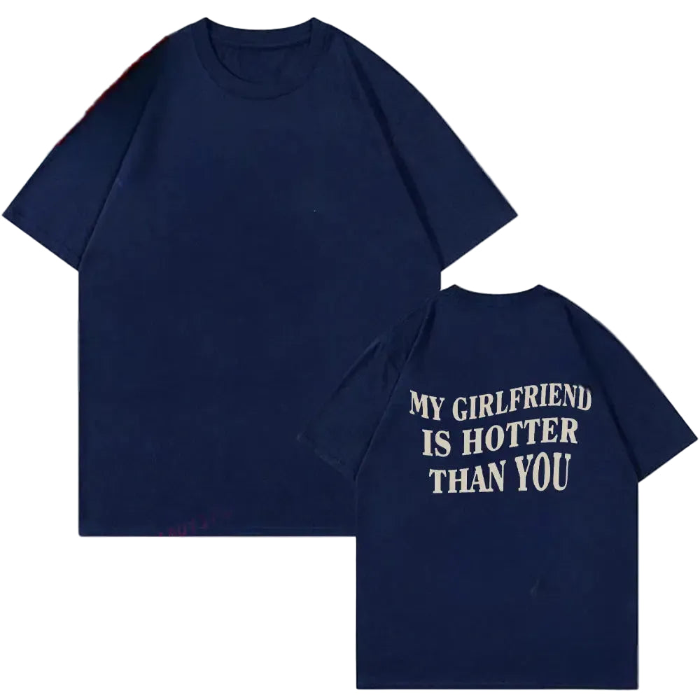 T-shirt à Message pour Homme Saint-Valentin Bleu
