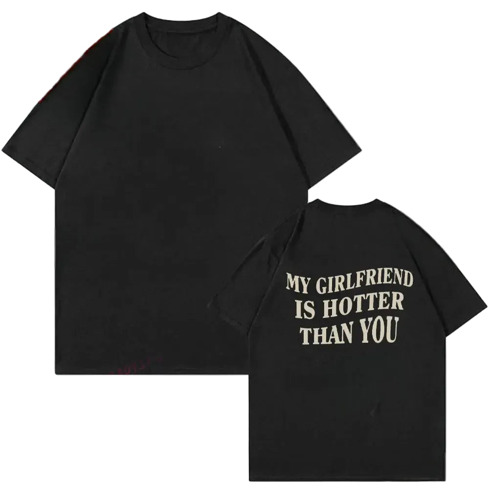 T-shirt à Message pour Homme Saint-Valentin Noir