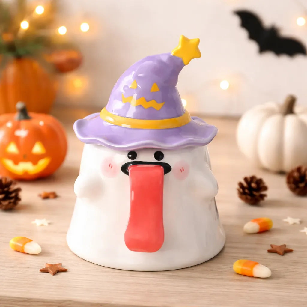 Tasse Fantôme à Chapeau Halloween Cool