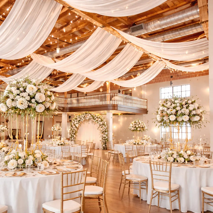 Tenture Mariage Blanche