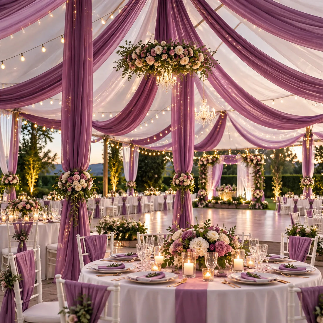 Tenture Mariage Elégante luxe