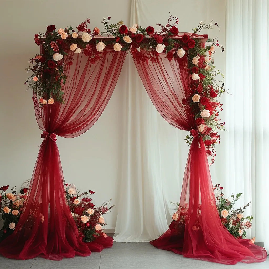 Tenture Mariage Rouge Unique