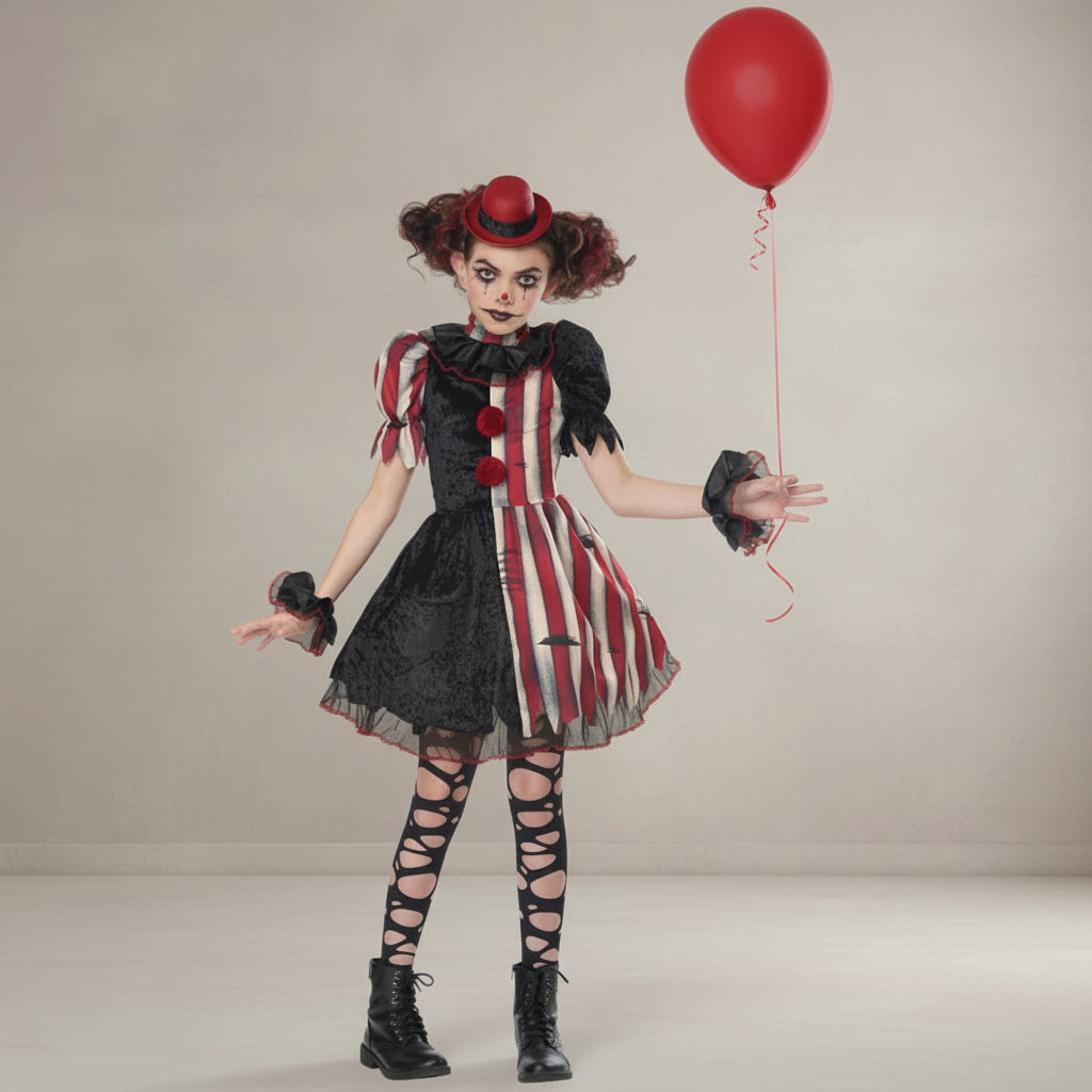 Tenue Clown Halloween Fille