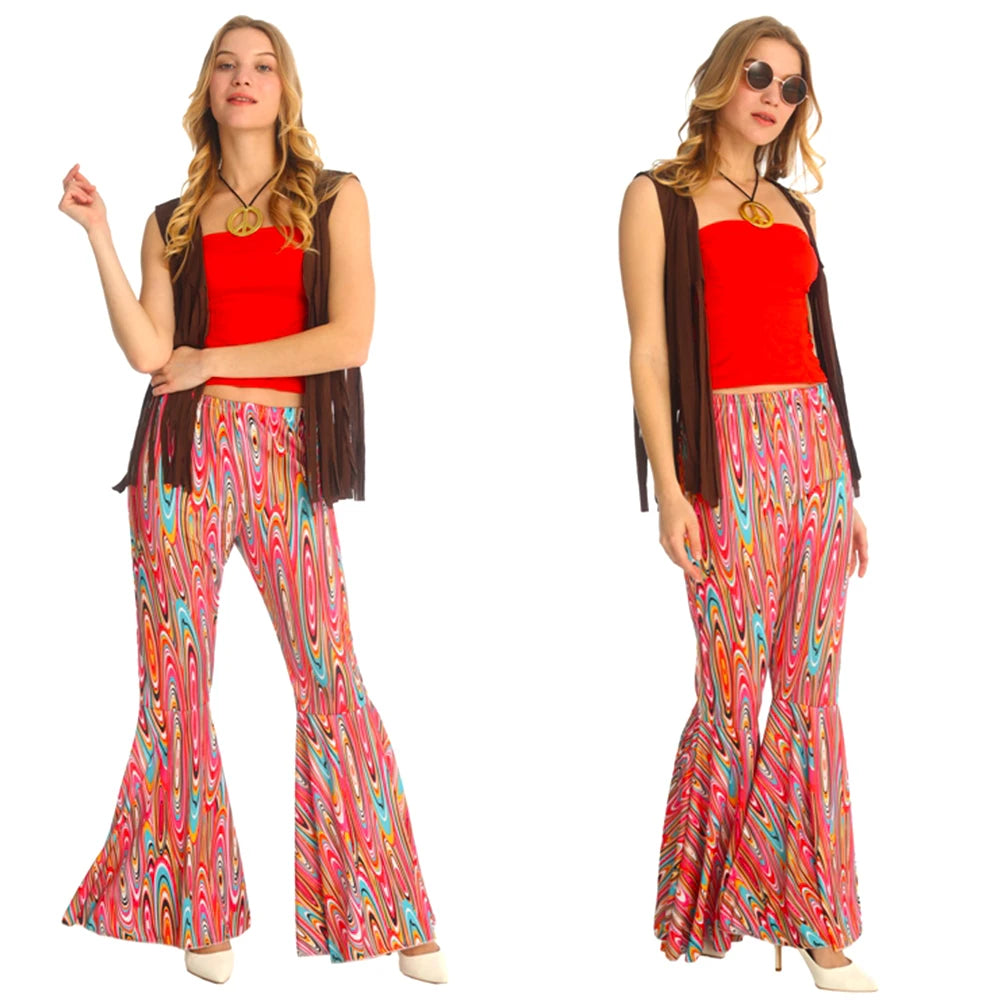 Tenue Disco Rouge Femme