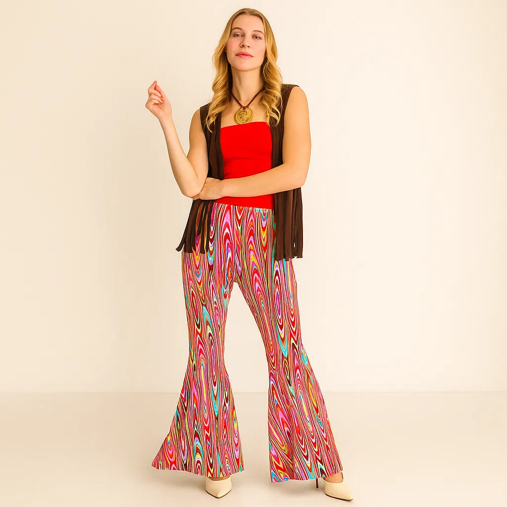 Tenue Disco Rouge Femme Fun