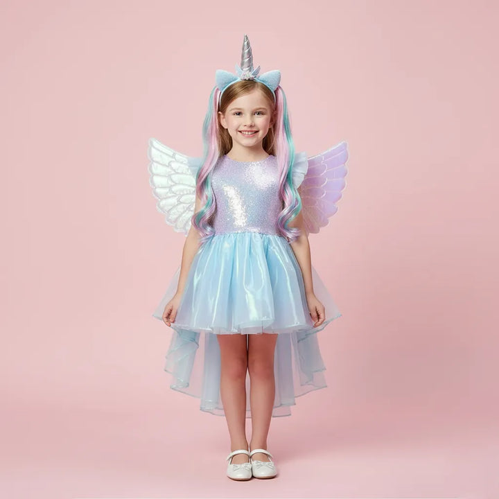 3 ACCESSOIRES DÉGUISEMENT FÉE LICORNE ARC-EN-CIEL 3 ACCESSOIRES DÉGUISEMENT FÉE LICORNE ARC-EN-CIEL