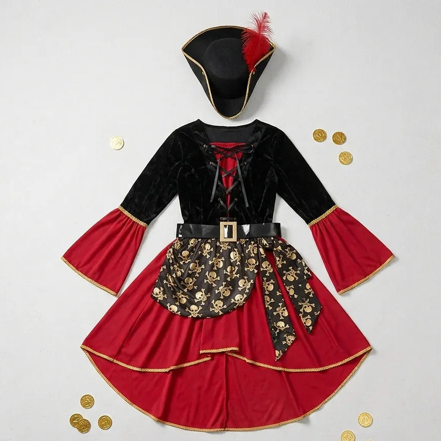 Tenue Pirate avec Accessoires pour Femme Minimaliste