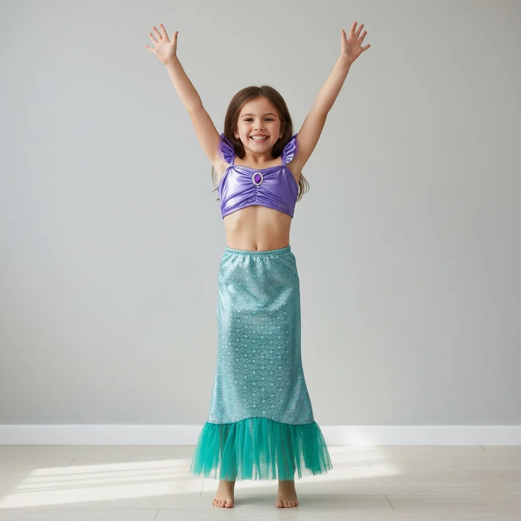 Tenue Sirène Fille 2 Pièces