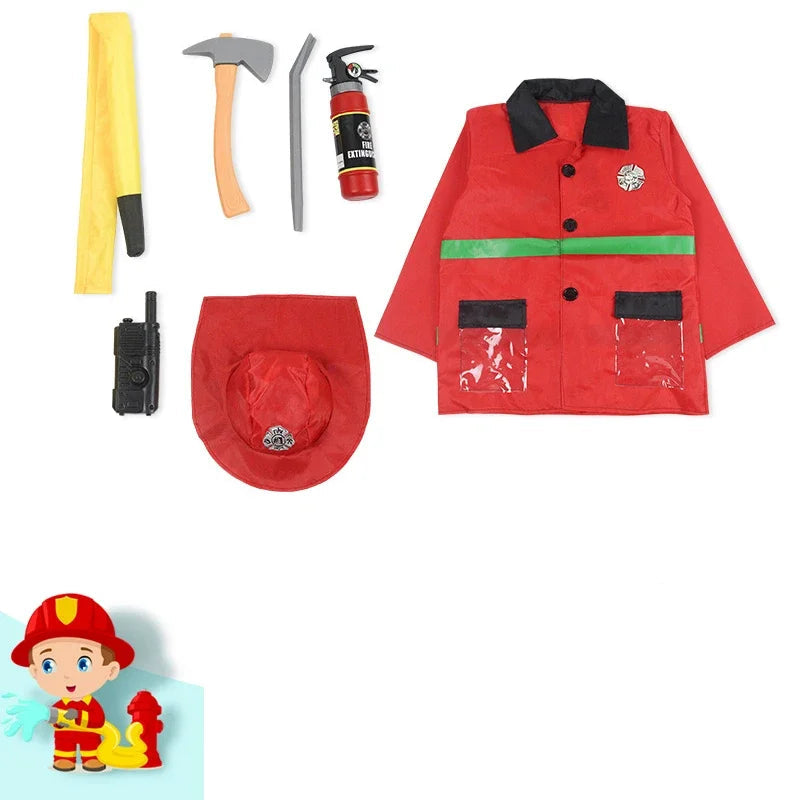 Tenue de Pompier Enfant avec Accessoires Complet