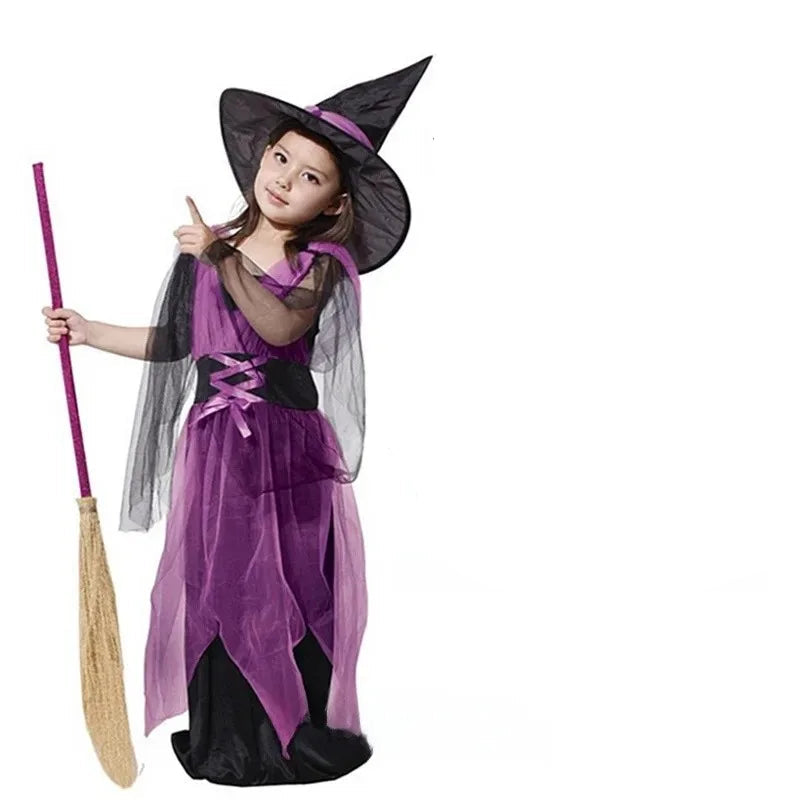 Tenue de Sorcière pour Petite Fille stylé