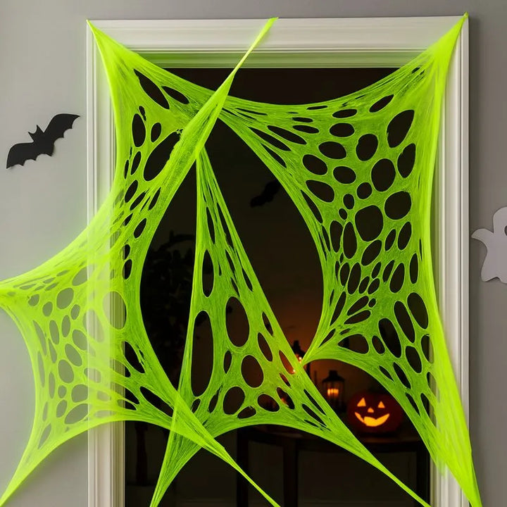 Toile d’Araignée Jaune Fluorescent