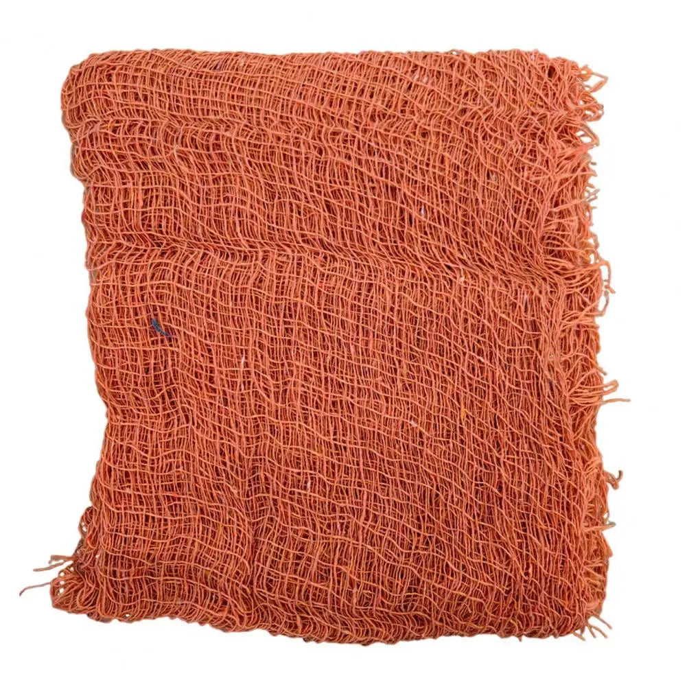 Toile d’Araignée Orange en Tissu de Gaze