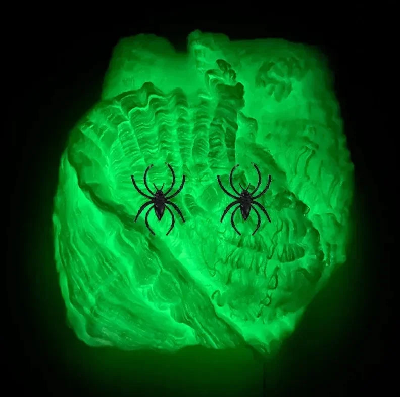 Toile d’Araignée Phosphorescente Halloween