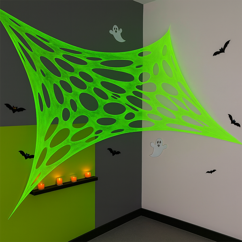 Toile d’araignée Vert Fluo