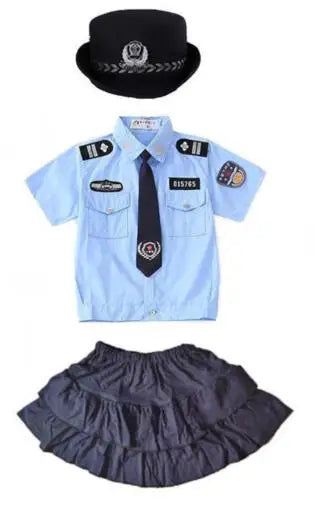 Uniforme Fille Policière noir