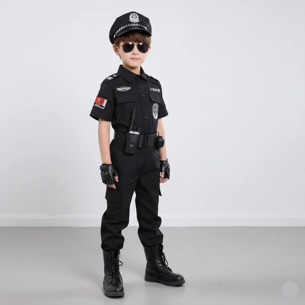 Uniforme Policier Enfant Noir