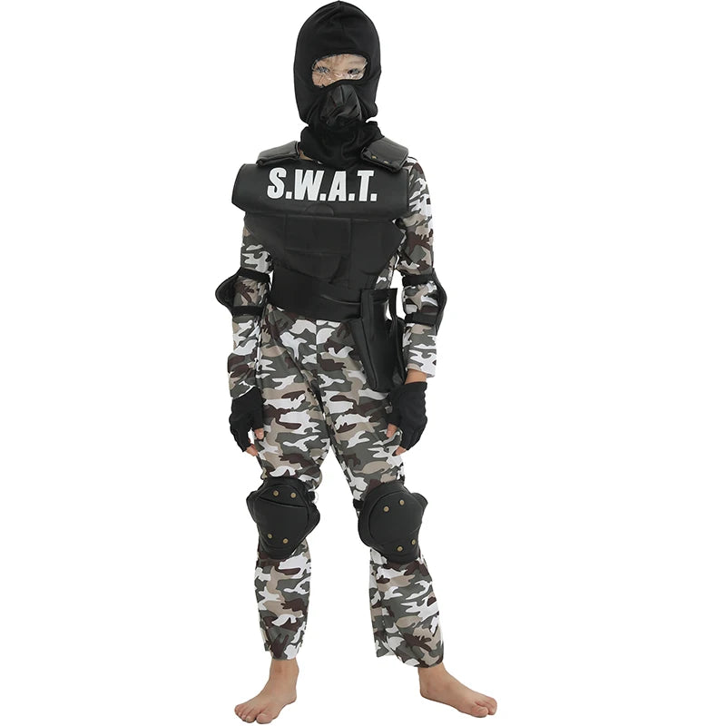 Uniforme SWAT Enfant en Polyester 