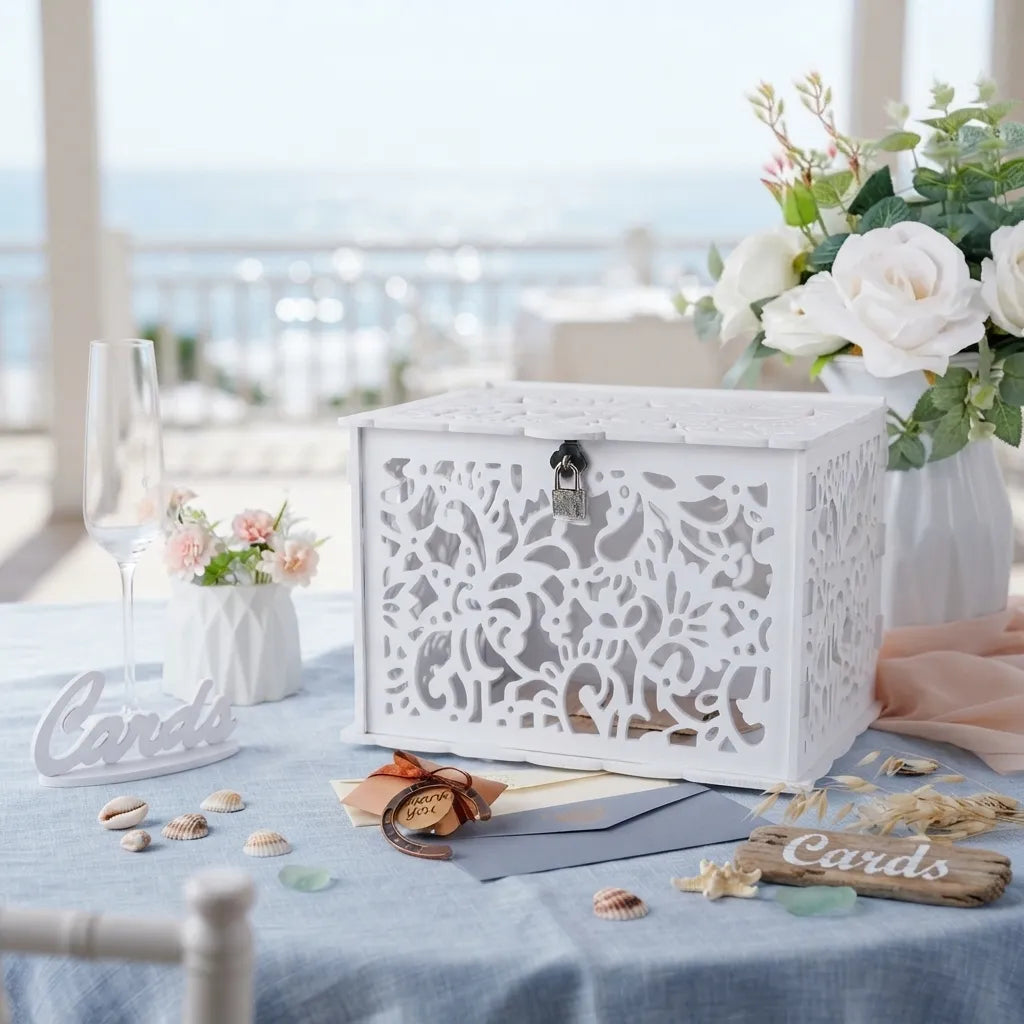 Urne Blanche Mariage Propre
