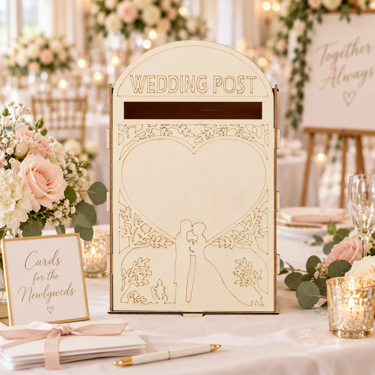 Urne Mariage Boite Postale vintage