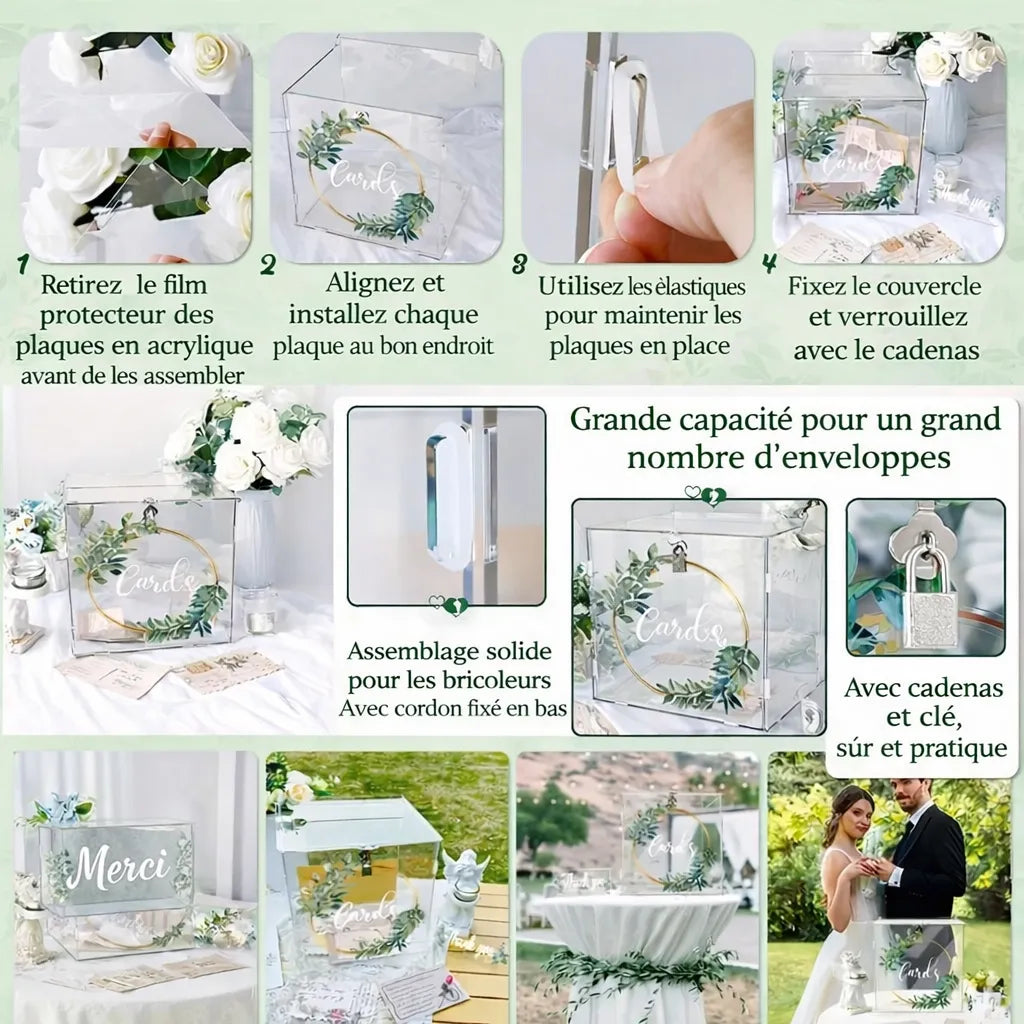 Urne Mariage Nature  chic