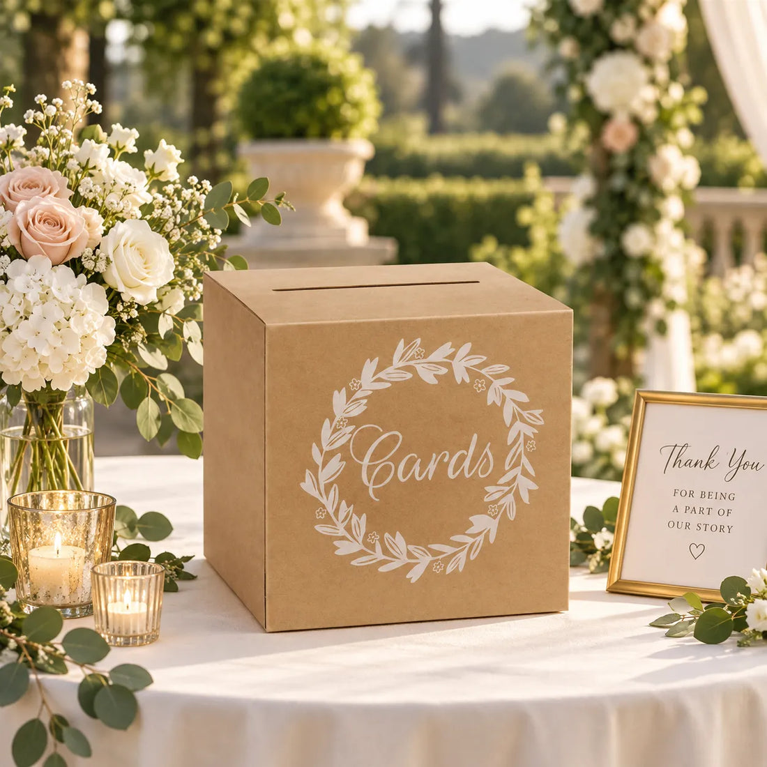 Urne Mariage en Carton simple