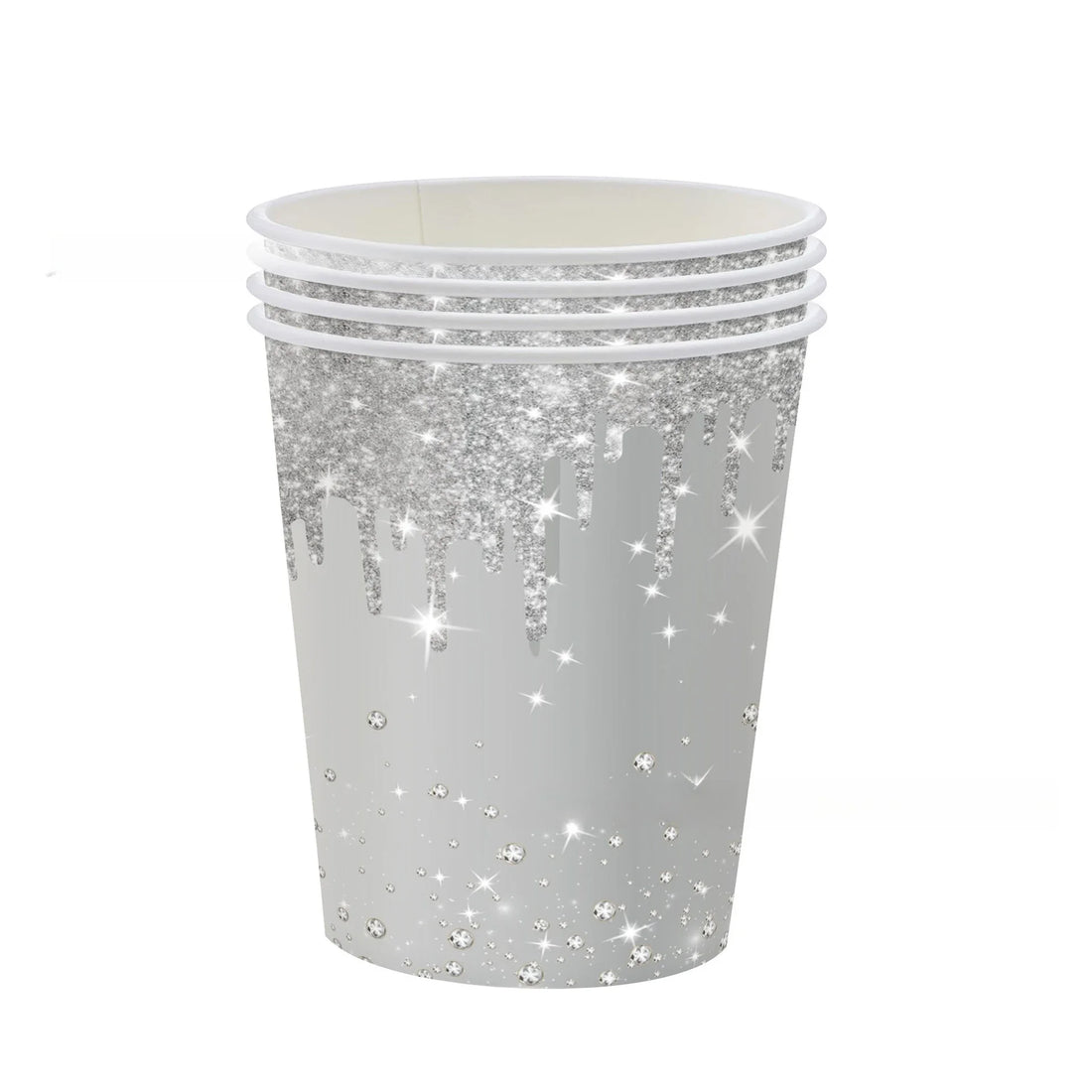Vaisselle Jetable Argenté Design Verres