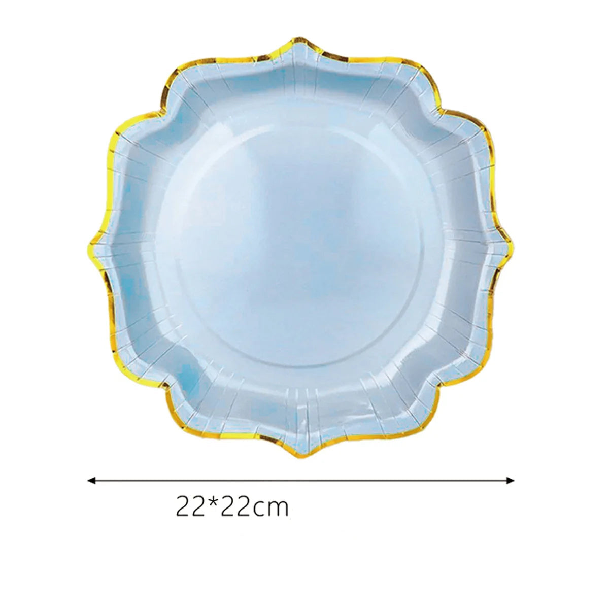 Vaisselle Jetable Bleue Mariage Elégante Unique