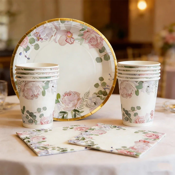 Vaisselle Jetable Mariage Nature