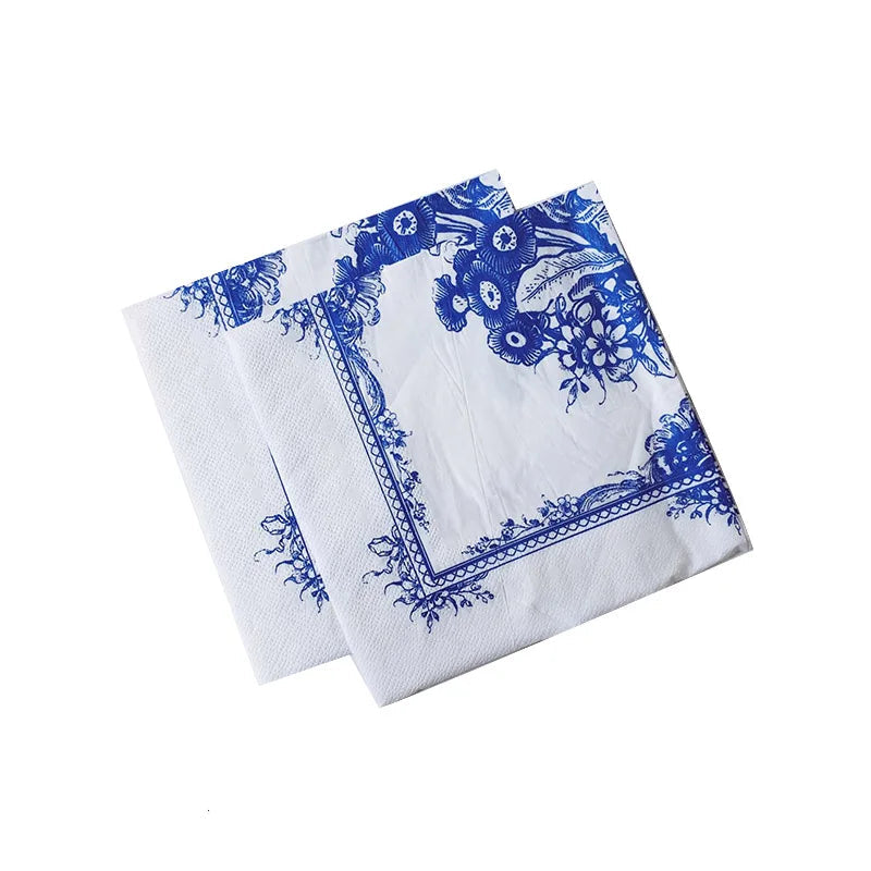 Vaisselle Jetable Mariage Rétro Serviettes