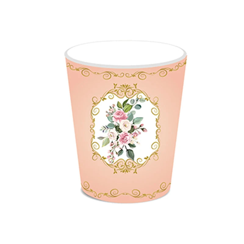 Vaisselle Jetable Mariage Vintage Champêtre Verre