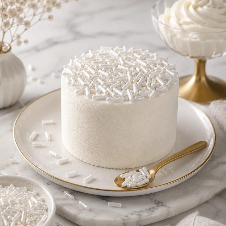 Vermicelle Comestible Blanc Gâteau