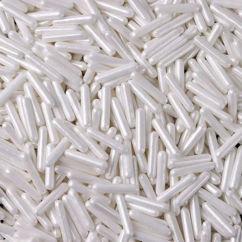 Vermicelle Comestible Blanc Gâteau Chic