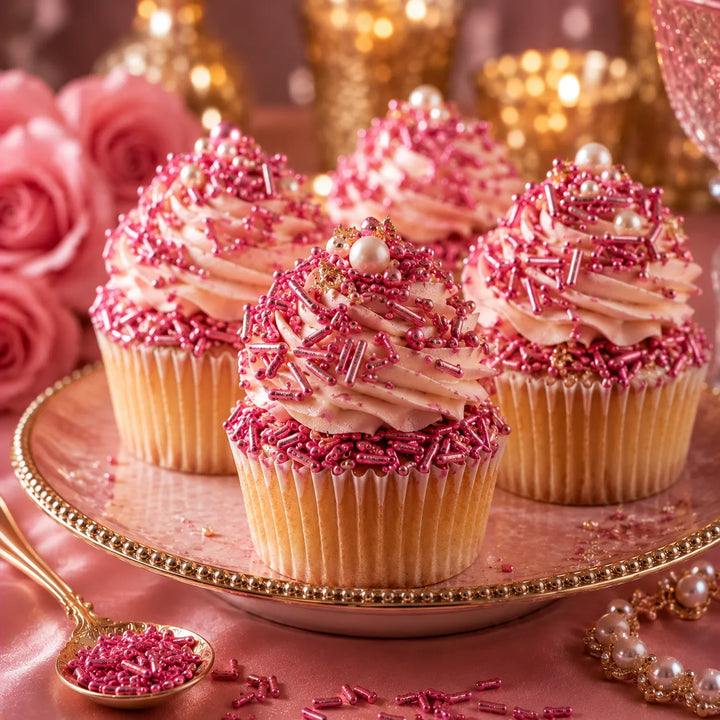 Vermicelle Déco Gâteau Rose