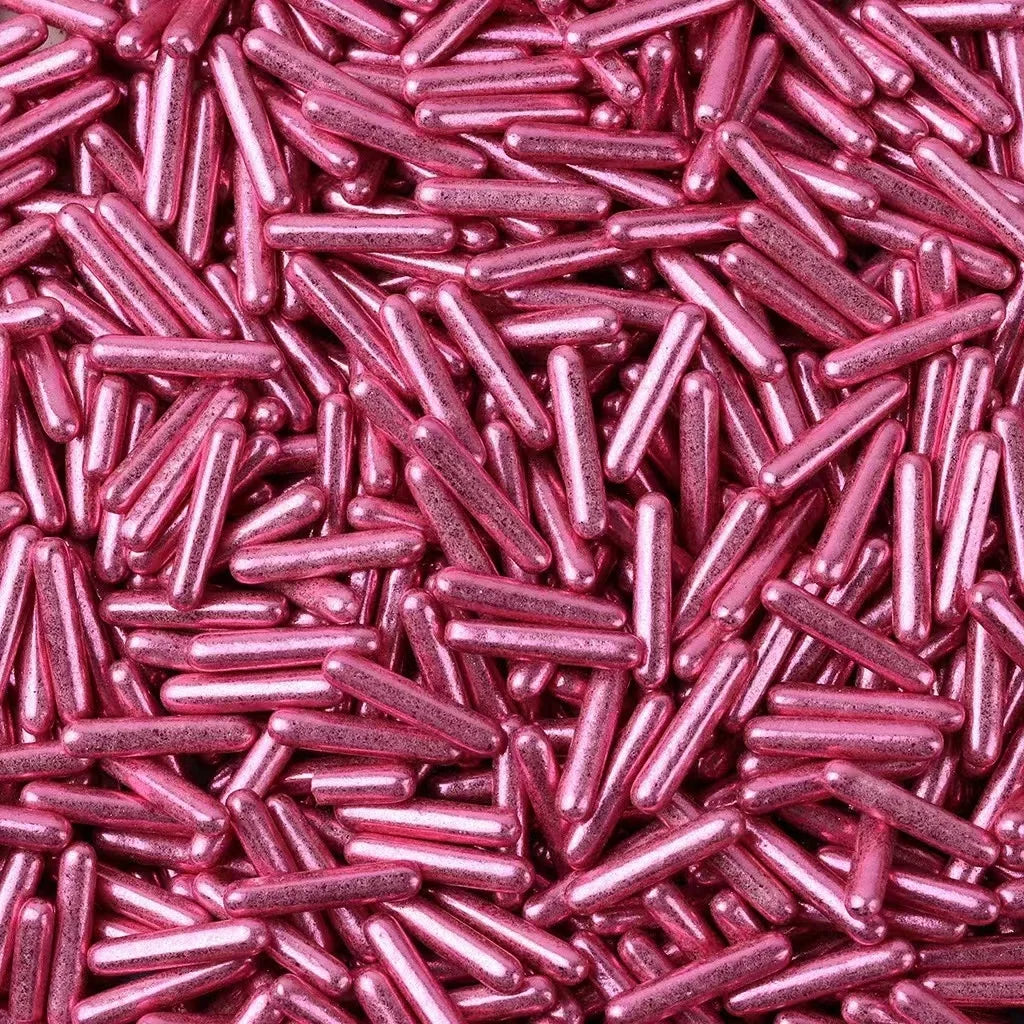 Vermicelle Déco Gâteau Rose Elégant