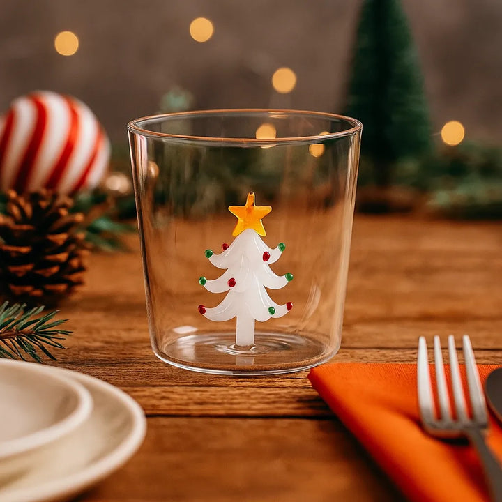 Verre 3D Sapin Blanc