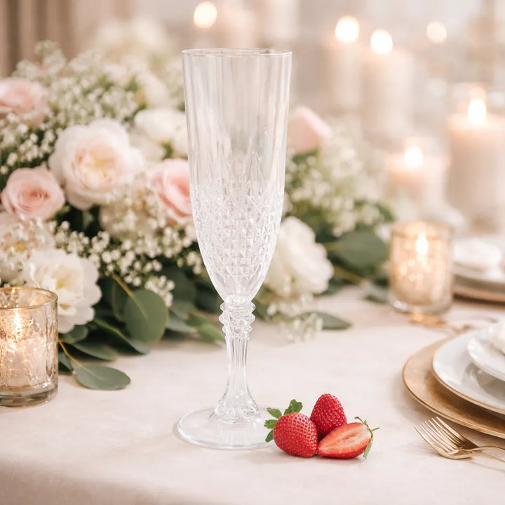 Verre à Champagne à Texture Incassable