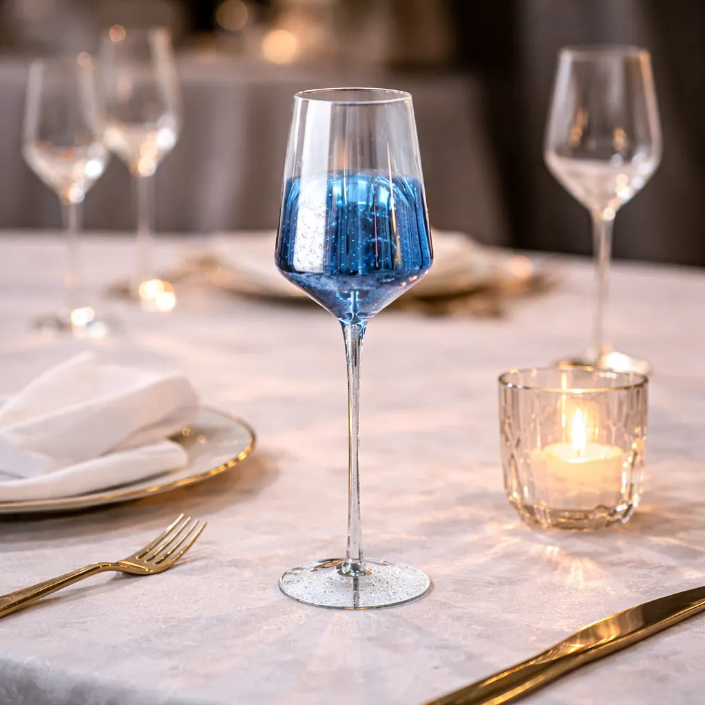Verre Mariage Dégradé Bleu Classe