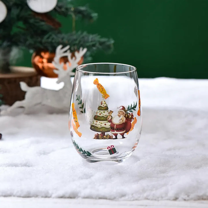 Verre Noël Elégant Design