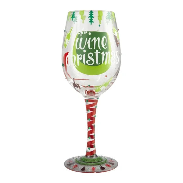 Verre à Pied Noël Coloré