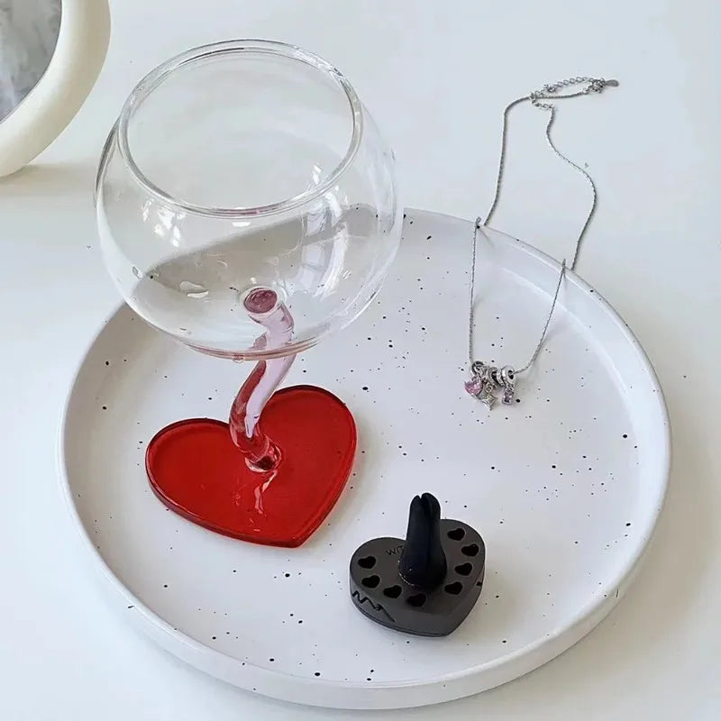 Verre à Pied Saint-Valentin Coeur élégante  