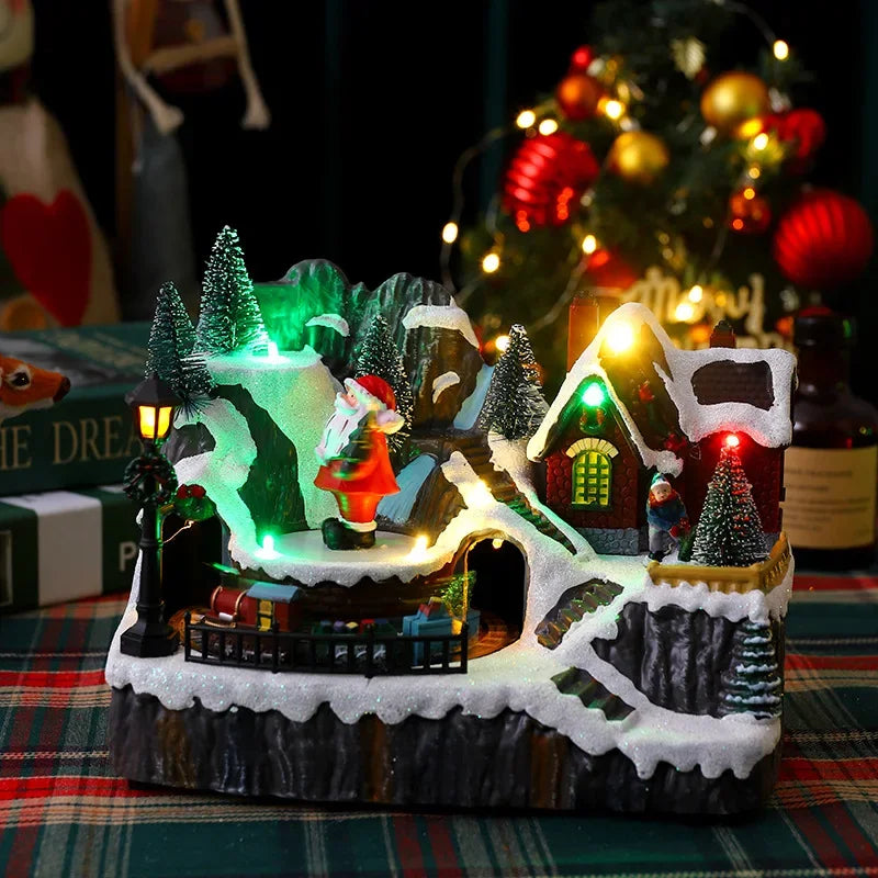 Village de Noël Led Musical Compacte 