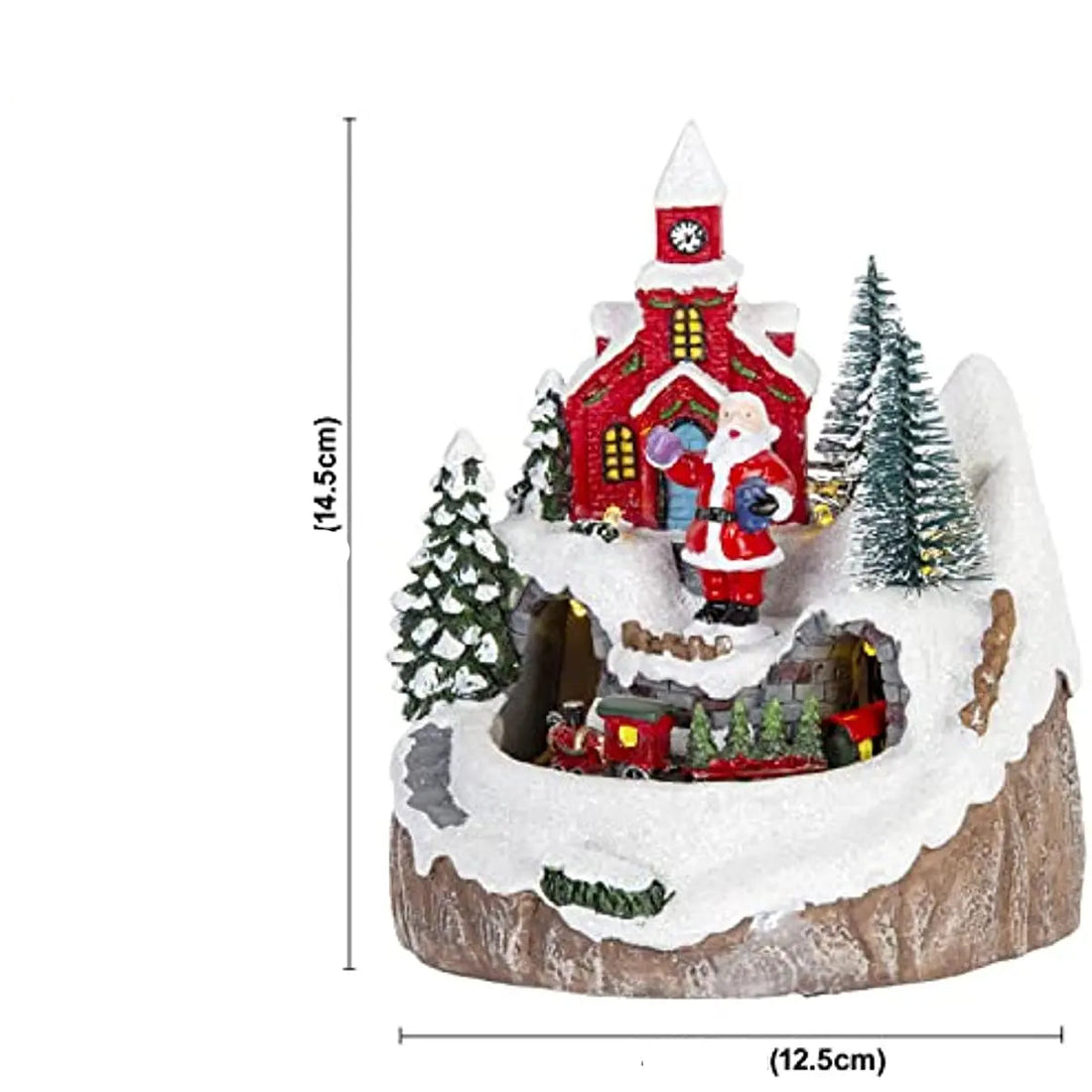 Village de Noël Musical en Résine 