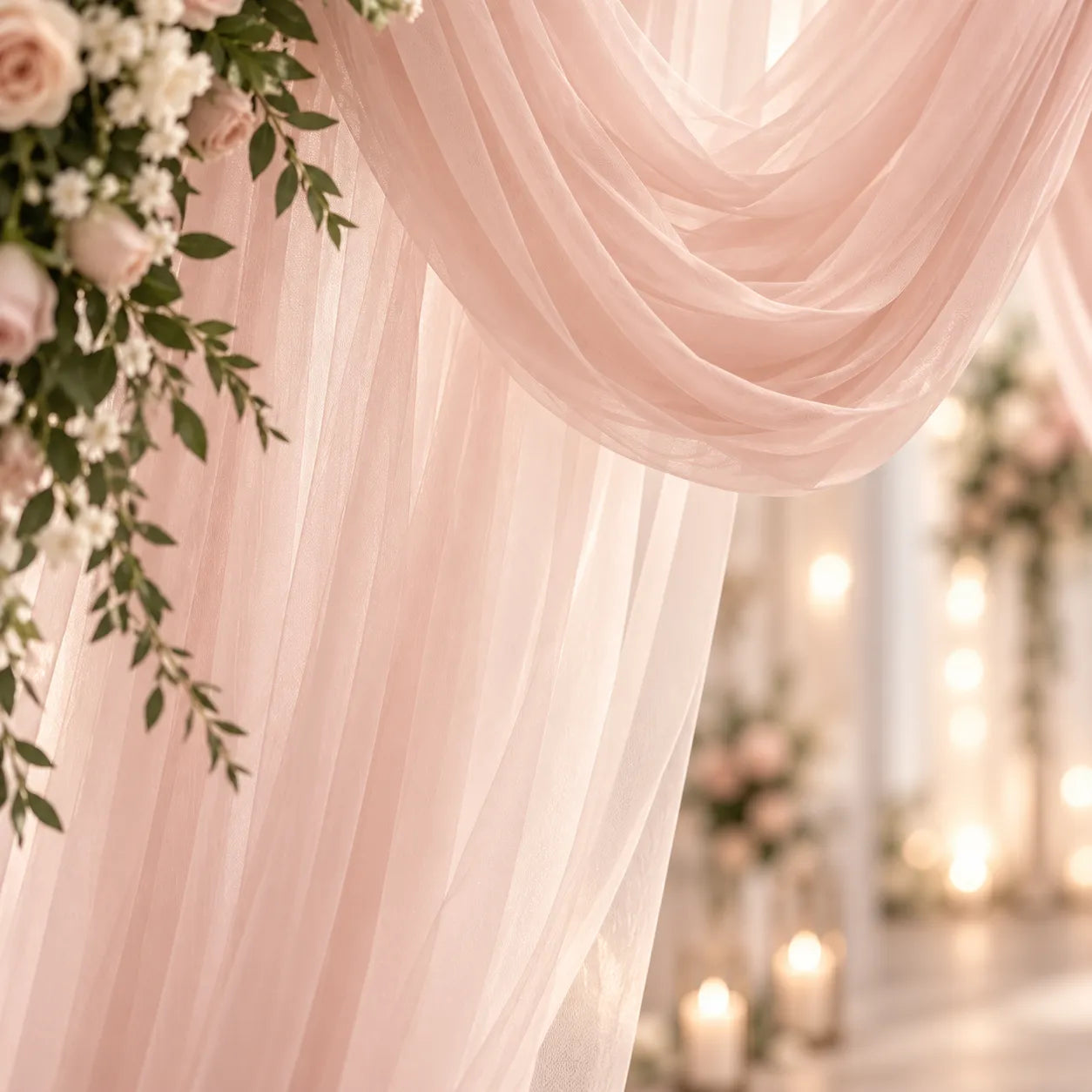 Voilage Arche Mariage Épuré élégant